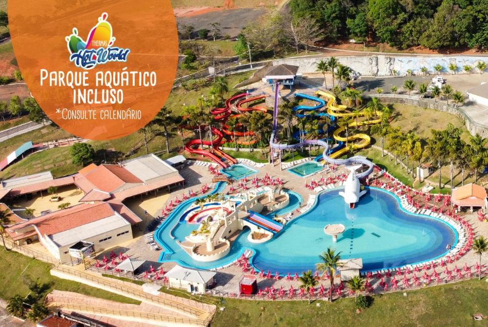 Cabana'S Hotel - Thermas Hot World Monte Sião Exteriör bild